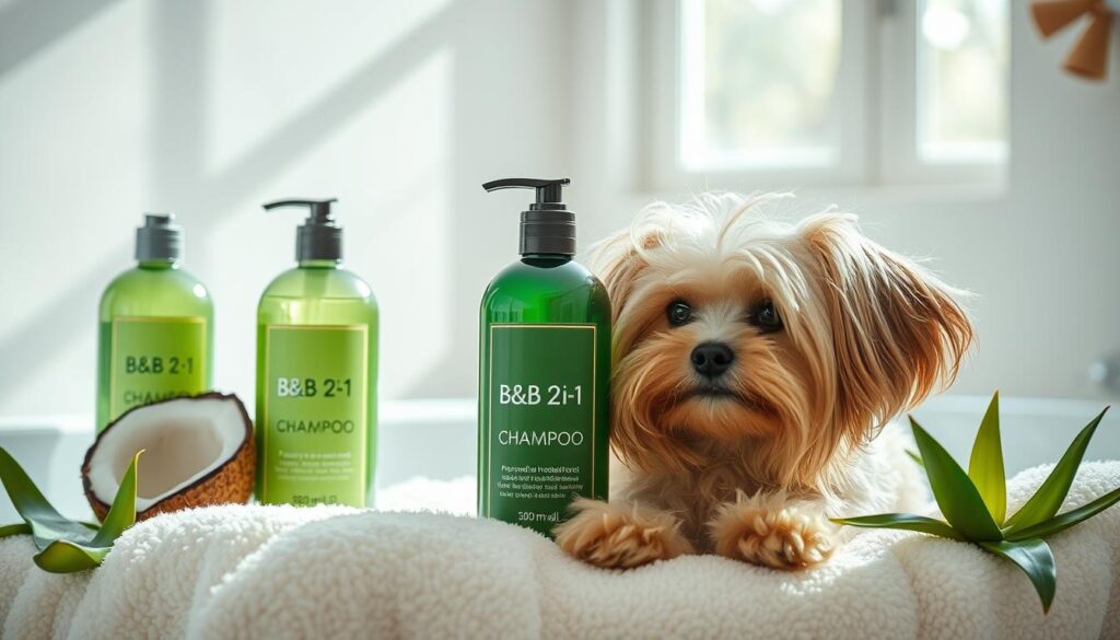 B&B 2-i-1 Shampoo langhåret hund