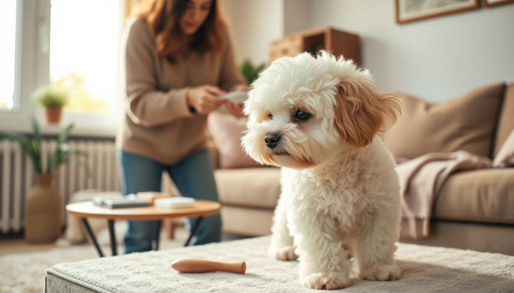 Børste hund trin for trin