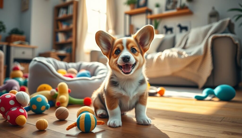 corgi som første hund