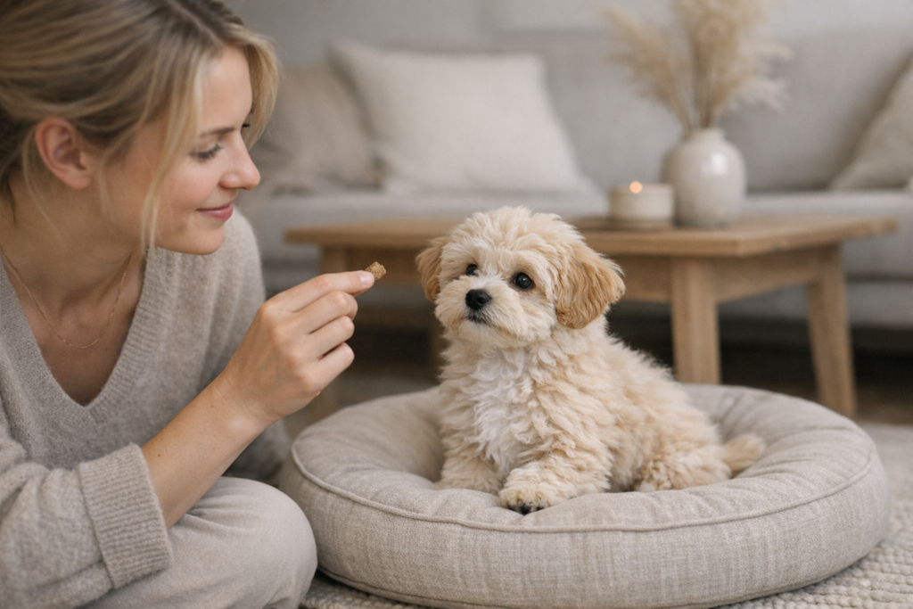 Hvalp rutine perfekt dagsplan for en glad hund
